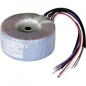 Image of Toroidal core transformer 2 x 115 V 2 x 115 V AC 200 VA 0.87 A