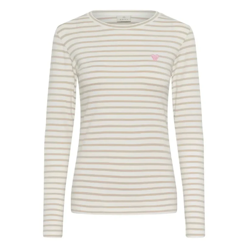 Image of Kaffe Womens long-sleeved T-Shirt KAFFE Liddy Gris Female L