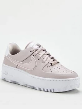 image of Nike Air Force 1 Sage Low - Grey/White, Size 3, Women