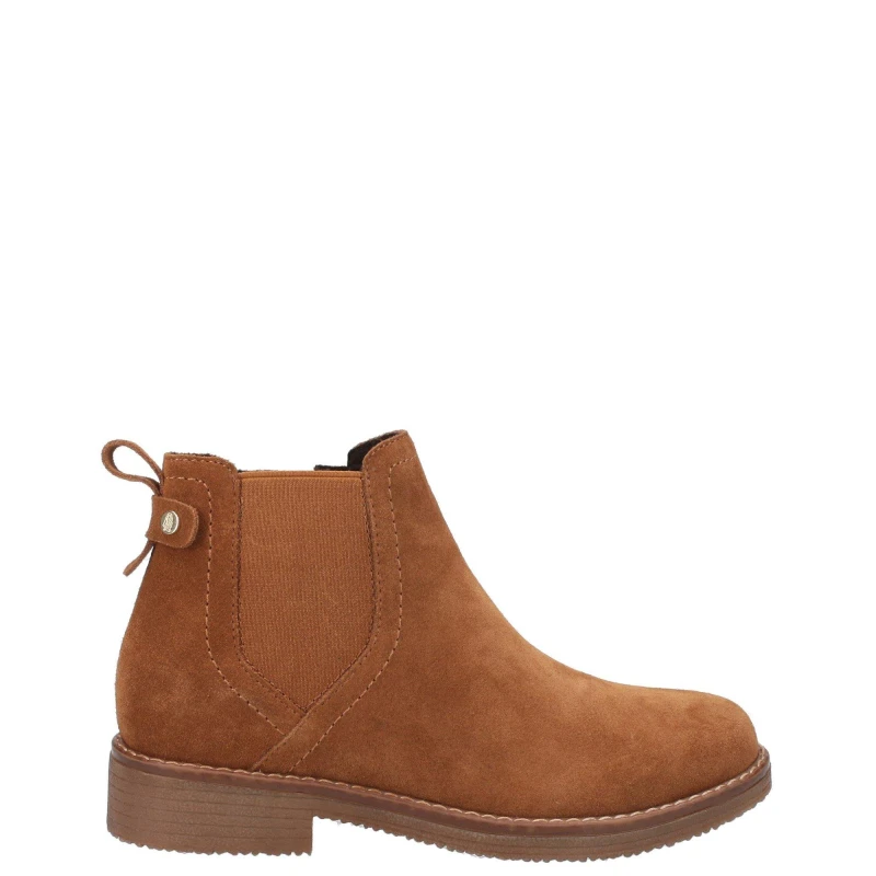 Image of Hush Puppies Womens Maddy Wide Fit Pull On Chelsea Ankle Boots - UK 4 Brown female GDE2850TAN4