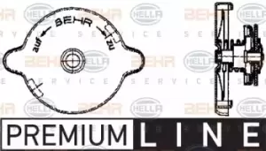 Image of Behr Radiator Closure 8MY376742-021 70824570 Genuine replacement part for Car