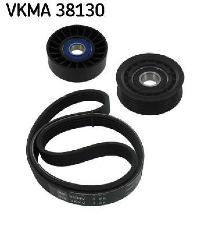Image of SKF V-Ribbed Belt Set SKF VKMA 38130