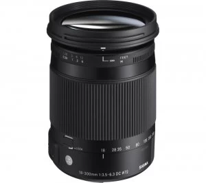 Image of Sigma 18-300 mm f-3.5-6.3 DC HSM OS Telephoto Zoom Lens with Macro for Nikon