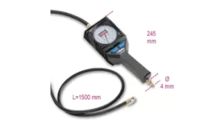 image of Beta Tools 1949GPN Tyre Inflator with ABS Housing 0.7-12bar Calibration Cert.