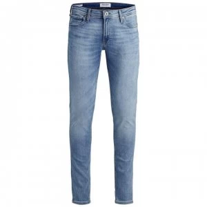 image of Jack and Jones Skinny Jeans Mens - Light Wash