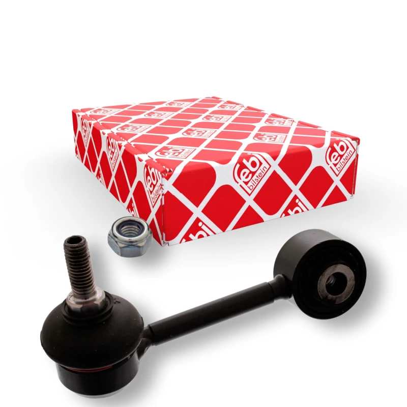 Image of FEBI BILSTEIN 30737 Anti-roll bar link OE Turbo NEW, Rear Axle Right Steel Link Stabiliser (3229)