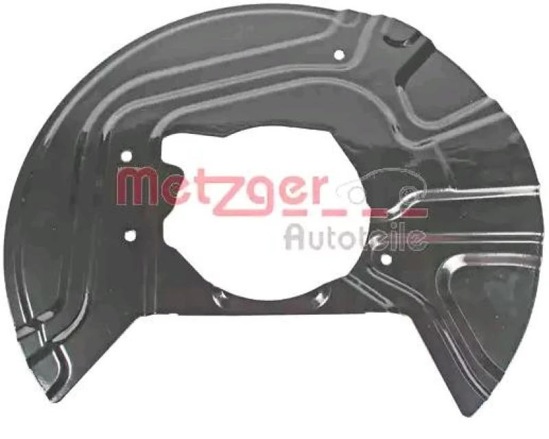Image of METZGER 6115040 Brake Disc Back Plate Front Axle Right Aluminium Splash Panel,brake disc (1330)