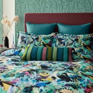 image of Harlequin Dance of Adornment Super Kingsize Duvet Cover, Wilderness