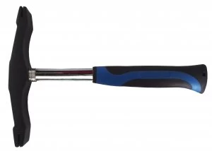 Image of Wickes Masonry Double Ended Scutch Rubber Grip Hammer