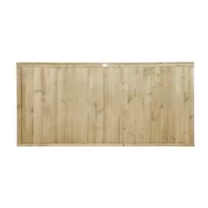 image of Forest Garden Traditional Closeboard Slatted Fence Panel (W)0.91M (H)1.83M, Pack Of 20