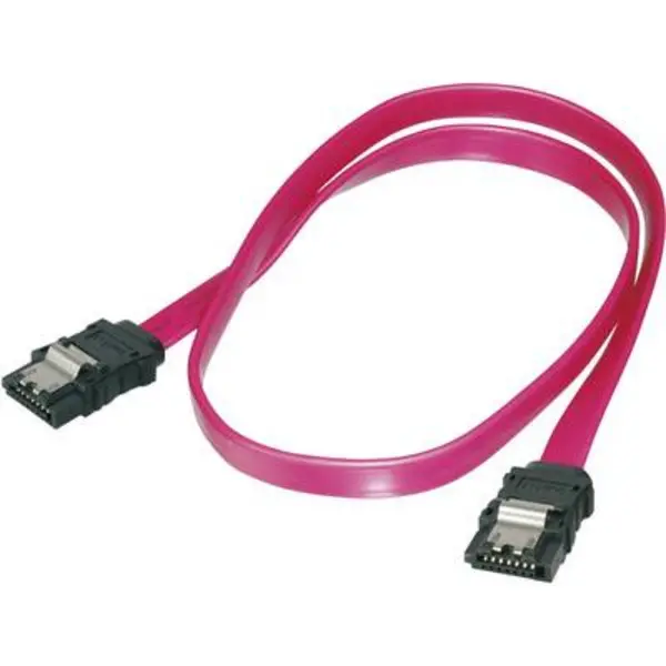 image of Digitus Hard drives Cable [1x SATA socket 7-pin - 1x SATA socket 7-pin] 0.50 m Red AK-400102-005-R