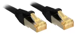 image of Lindy 47308 networking cable Black 1.5 m Cat7 S/FTP (S-STP)