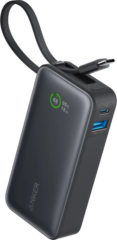 Image of Anker Nano Power Bank 30W Builtin 10000mAh - Black
