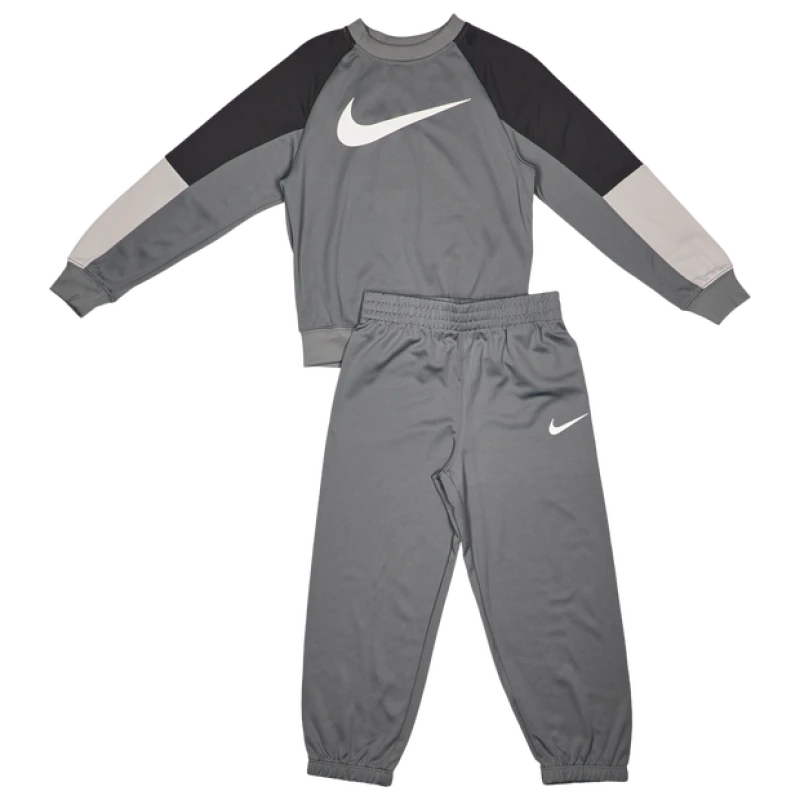 Image of Nike Swoosh Unisex Tracksuits - Grey - Size 3 - 4 Years
