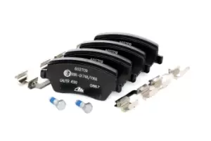 Image of ATE Brake pad set 13.0460-2709.2 Brake pads,Brake pad set, disc brake MERCEDES-BENZ,RENAULT,NISSAN,CITAN Kasten (415),Citan Kombi / Tourer (415)