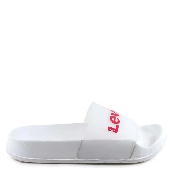 Image of Levis Levis Sportswear Sliders - White C10.5