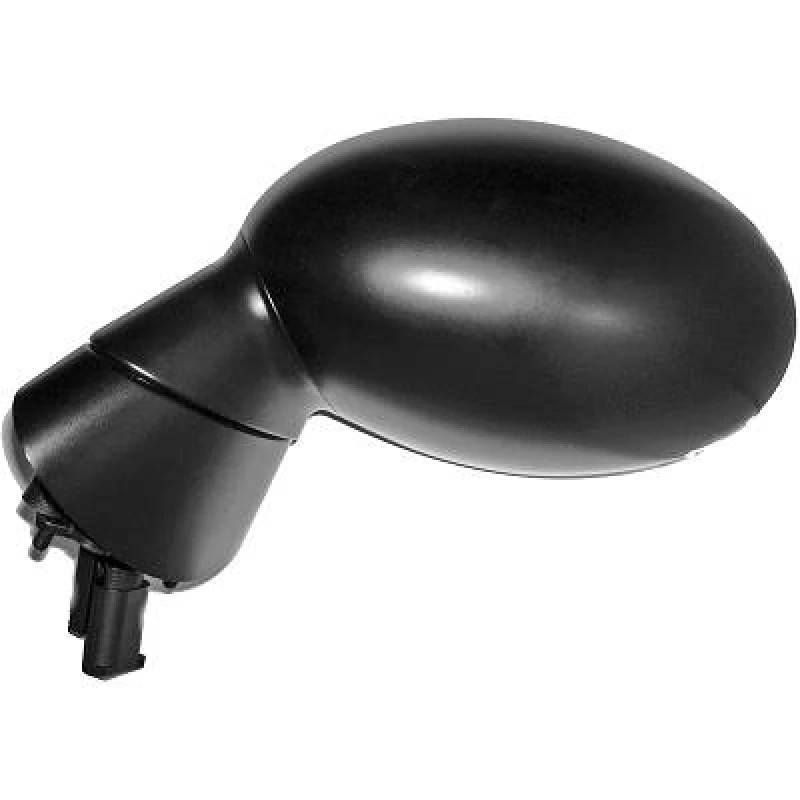Image of DIEDERICHS 1205224 Wing mirror Right, black, Complete Mirror, Smooth Outside Mirror (50)