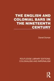 Image of The English and Colonial Bars in the Nineteenth Century