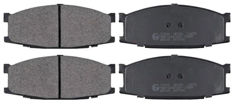 Image of A.B.S. 37024 Brake pad set without integrated wear sensor Brake Pad Set,disc brake (402)