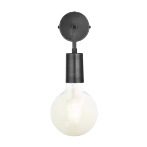 Image of Industville Sleek Edison Wall Light - Pewter