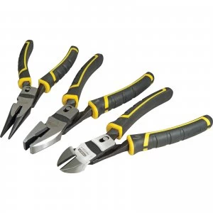 Image of Stanley FatMax 3 Piece Compound Action Plier Set