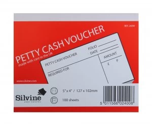 Image of Petty Cash Pad 5x4in PK24