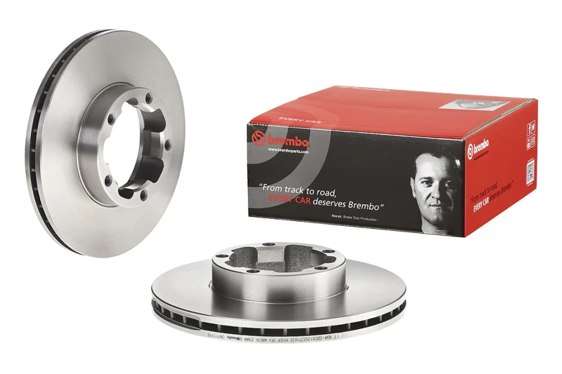 Image of BREMBO Brake disc BREMBO 09.7117.10