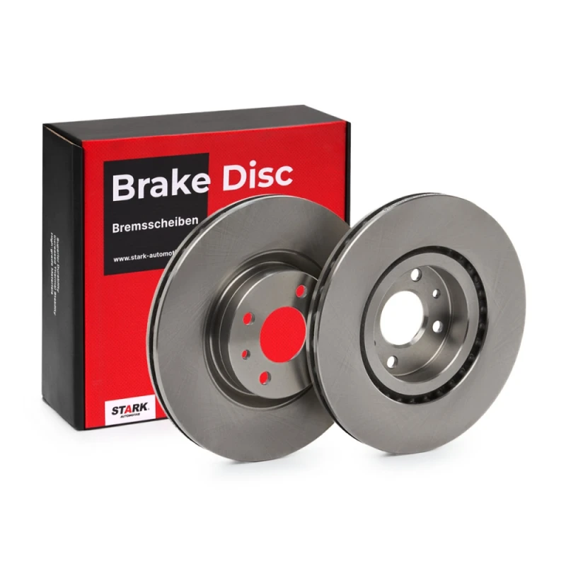Image of STARK SKBD-0020220 Brake disc Front Axle, Vented, Cast Iron, Uncoated, Untreated, without bolts/screws Cast Iron Brake Disc (82)