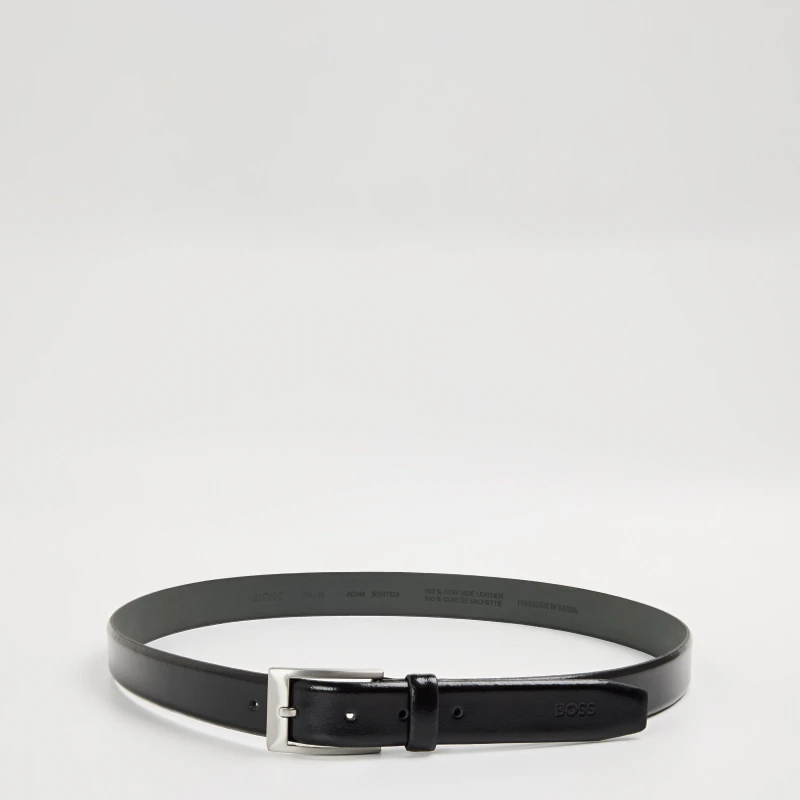 Image of Boss Mens Adam Leather Belt Black male 32R (85cm)