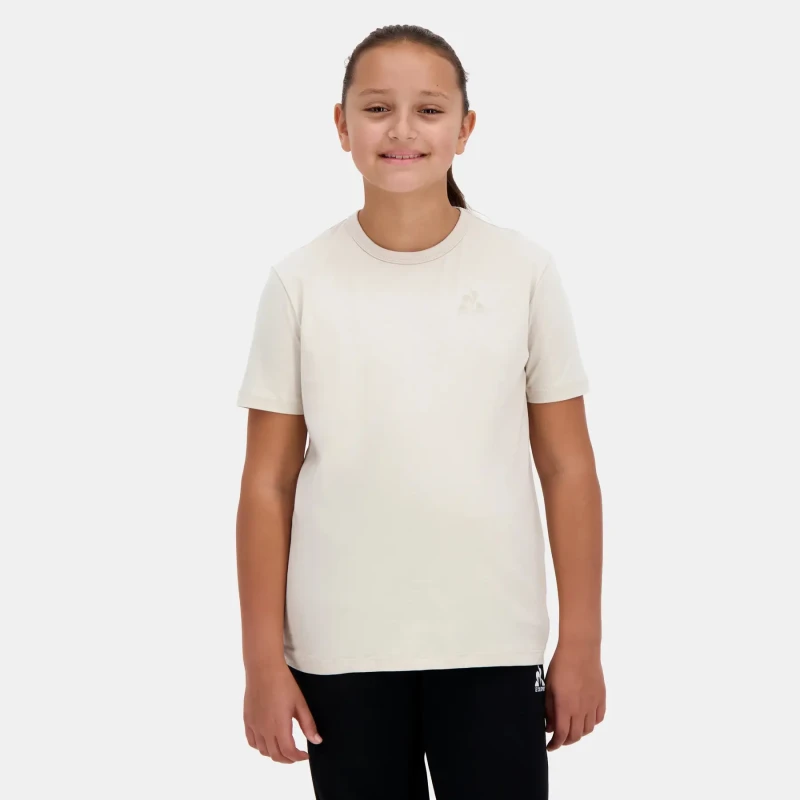 Image of Le Coq Sportif Kid's T-Shirt Le Coq Sportif No. 2 Gris Unisex 10 ans