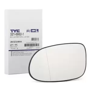 image of TYC Wing Mirror Glass MERCEDES-BENZ 321-0002-1 A1708100121,B66818421