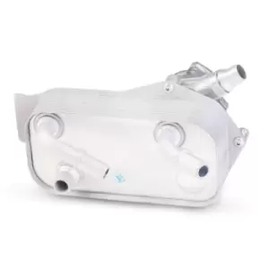 Image of NTY Oil Cooler with seal CCL-AU-010A Oil Cooler, engine oil VW,AUDI,SKODA,Passat Variant (3C5),GOLF VI (5K1),Polo Schragheck (6R1, 6C1),TIGUAN (5N_)