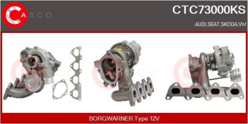 Image of CASCO Turbocharger CASCO CTC73000KS