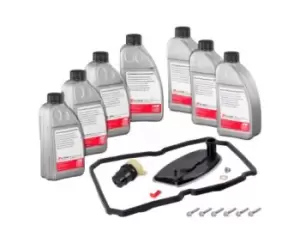 image of FEBI BILSTEIN Parts Kit, automatic transmission oil change febi Plus 171748 MERCEDES-BENZ,JEEP,CHRYSLER,E-Klasse Limousine (W211)