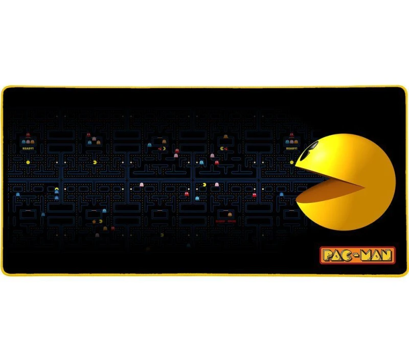 Image of Konix Pac Man XXL Mousemat Black unisex