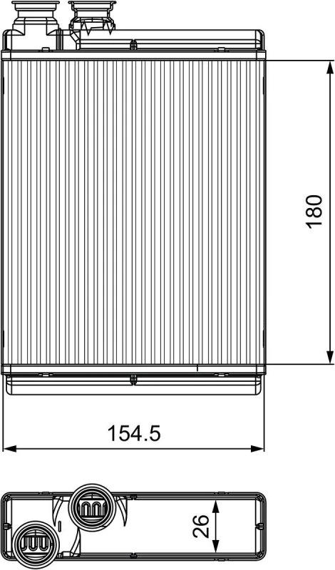 Image of Heater matrix VALEO 811517