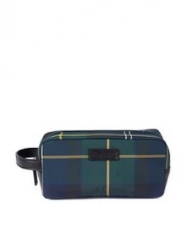 image of Barbour Tartan Washbag - Green