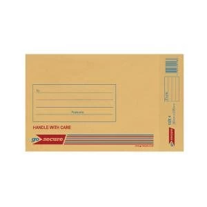 Image of GoSecure Bubble Lined Envelope Size 4 180x265mm Gold Pack of 20