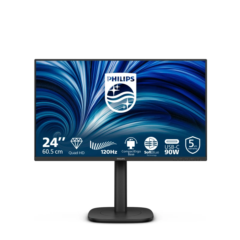 Image of Philips 24B2U3601 computer monitor 60.5cm (23.8") 2560 x 1440 pi