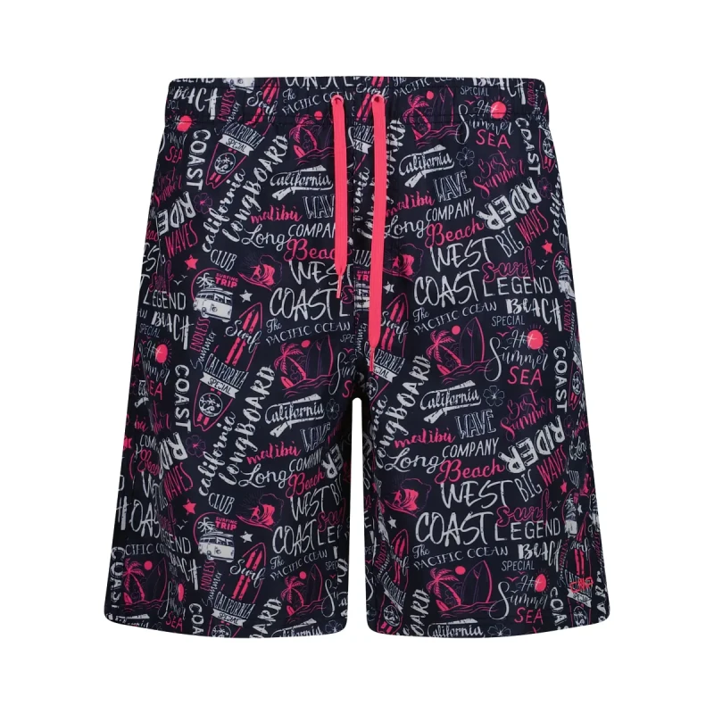 Image of CMP Surf Printed Swim Shorts CMP Bleu Male S
