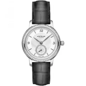 Image of Ladies Mont Blanc Star Legacy Small Second Automatic Diamond Watch