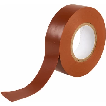 image of Ultratape - Brown PVC Electrical Insulating Tape 19mm x 20m