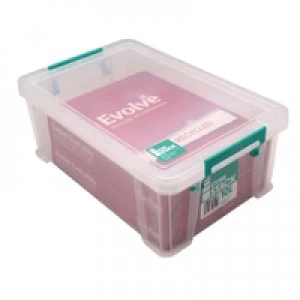 image of StoreStack 10 Litre Clear W400xD255xH150mm Storage Box RB90123