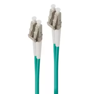 Image of ALOGIC 0.5m LC-LC 40G/100G Multi Mode Duplex LSZH Fibre Cable...