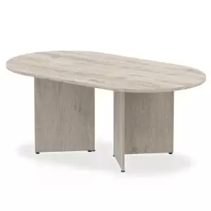 Image of Impulse 1800 Boardroom Table Grey Oak Arrowhead I003277