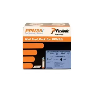 Image of Paslode ElectroGalv 3.4 Twisted Nails 35mm (Box 1250 + 2 Fuel Cells)