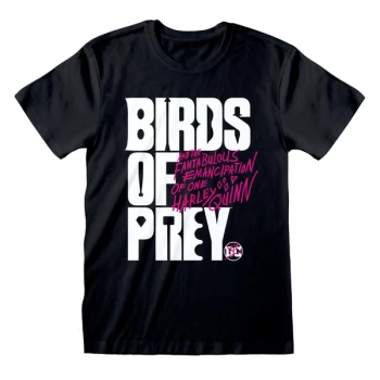 Image of Birds Of Prey - Logo Unisex Large T-Shirt - Black