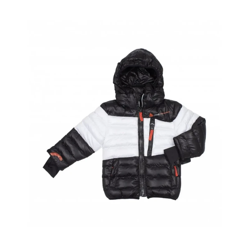 Image of Peak Mountain Children's ski jacket Peak Mountain Noir Male 6 ans ECAPTIN/3-8/YL/A/NOIR-BLANC