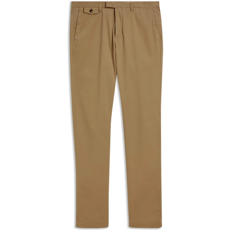Image of Ted Baker Slim Chinos - Brown Brown 28 R