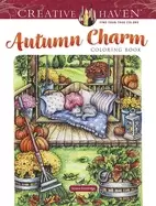 image of creative haven autumn charm coloring book